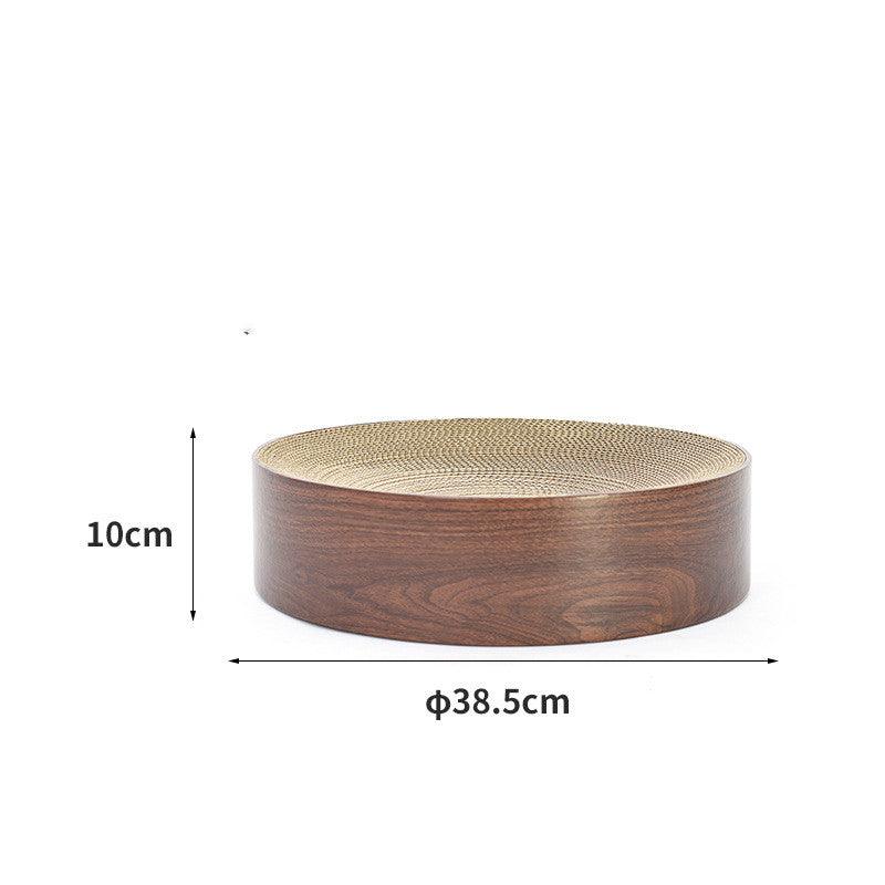 The Ultimate Cat Oasis: Round Corrugated Cat Scratcher-2