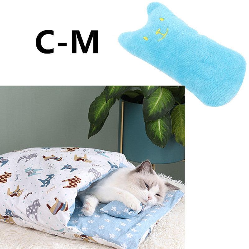 Cozy Cave Cat Bed-36
