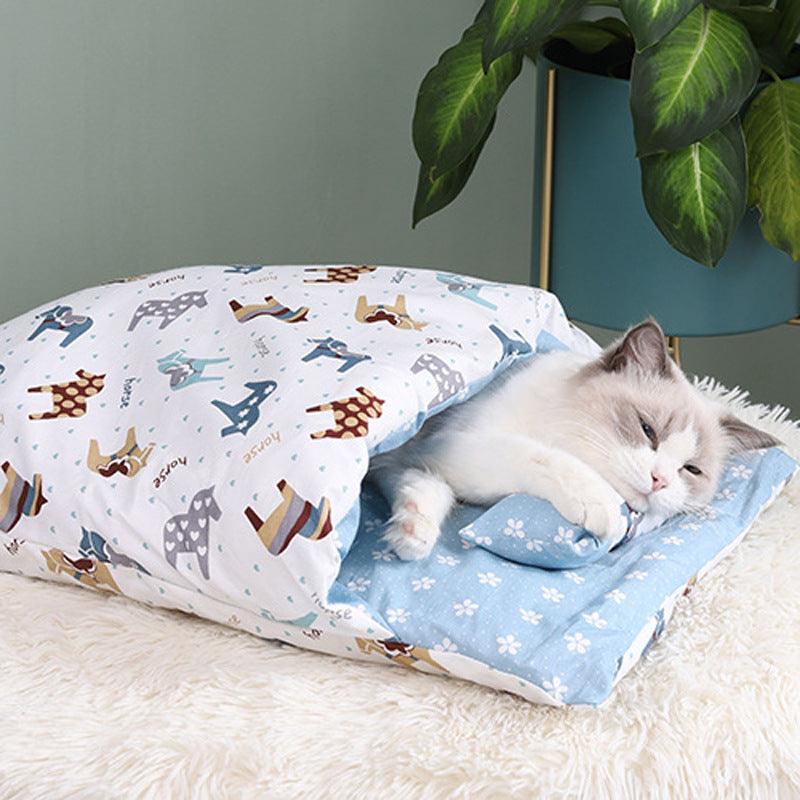 Cozy Cave Cat Bed-27