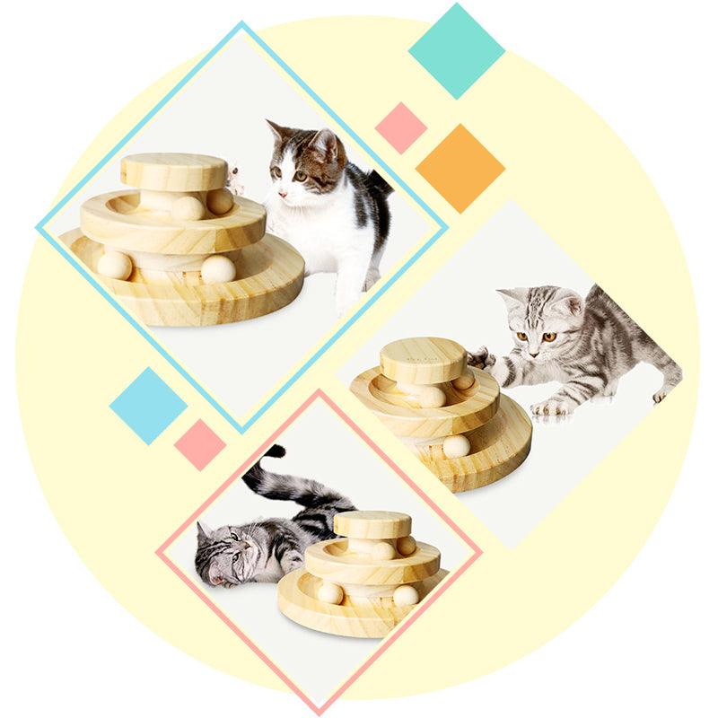 Whimsicat Wooden Interactive Cat Toy-2