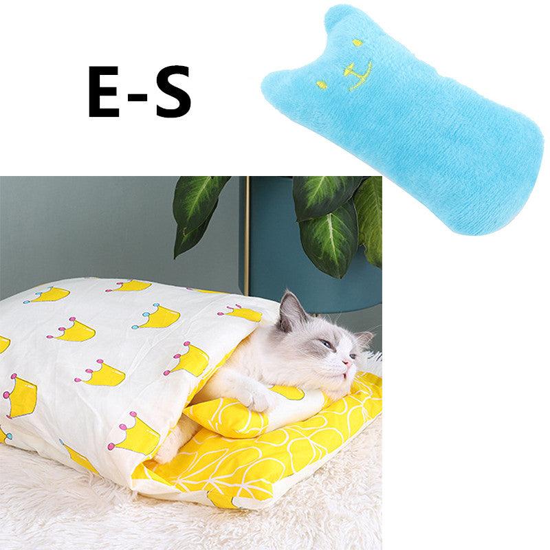 Cozy Cave Cat Bed-19