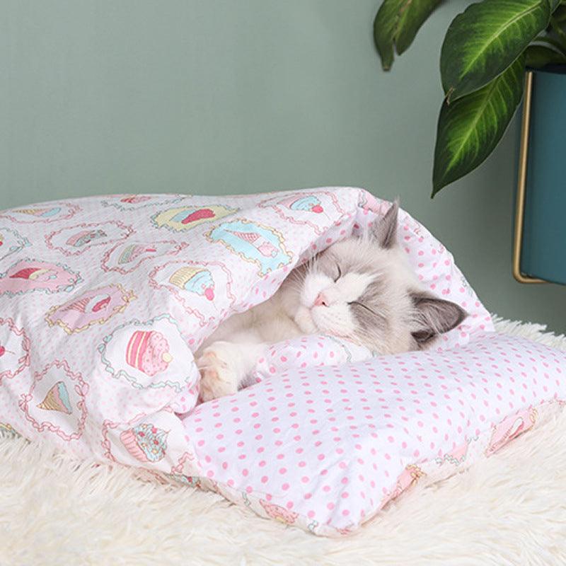 Cozy Cave Cat Bed-31