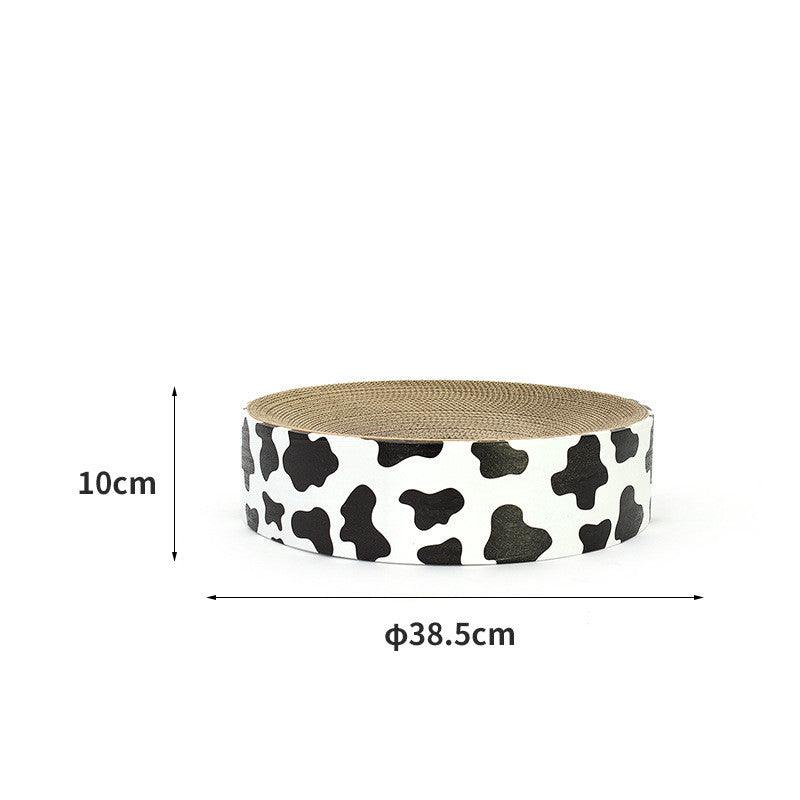 The Ultimate Cat Oasis: Round Corrugated Cat Scratcher-4