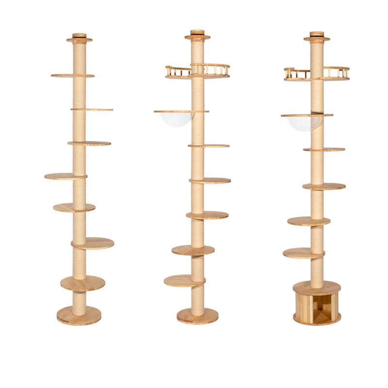 HONEYPOT CAT Solid Wood Cat Tree - 200817 (290cm)-1