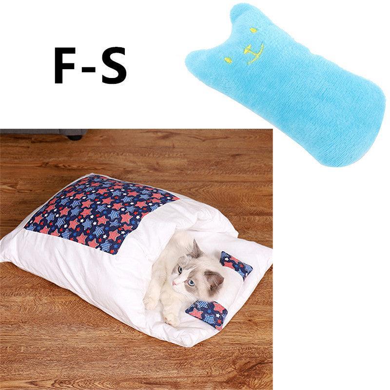 Cozy Cave Cat Bed-12