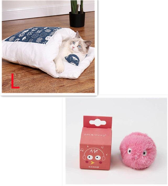Cozy Cave Cat Bed-52