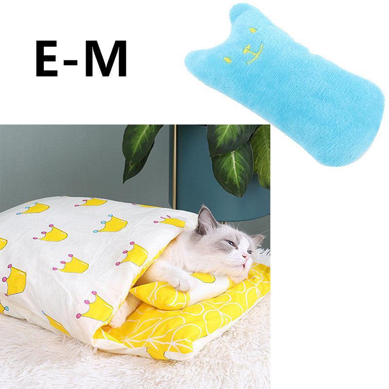 Cozy Cave Cat Bed-35