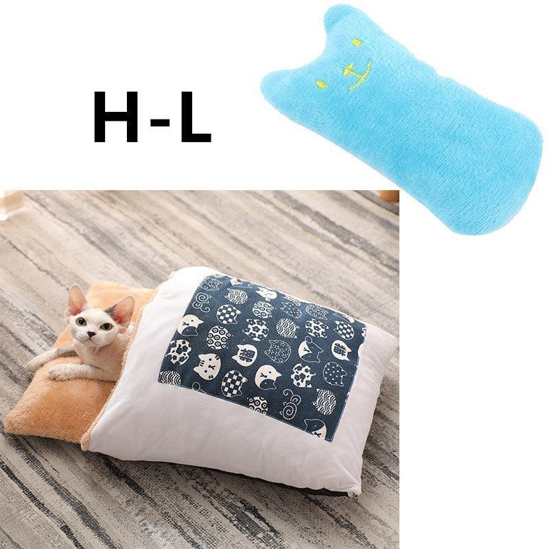 Cozy Cave Cat Bed-4