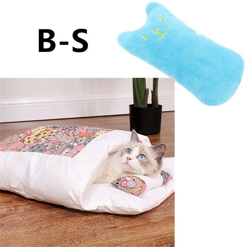Cozy Cave Cat Bed-15