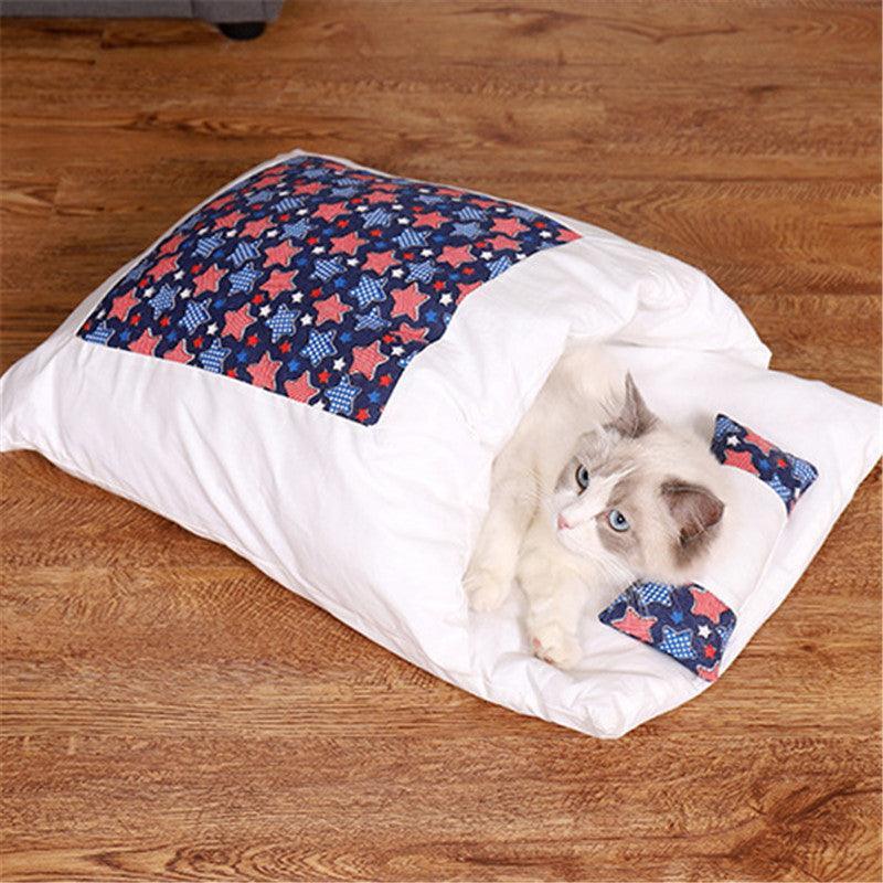 Cozy Cave Cat Bed-10