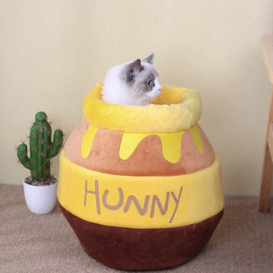 Cozy Cat Cave - Plush And Warm Hideaway For Cats And Kittens-0