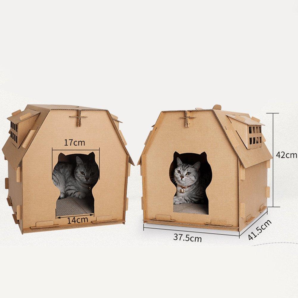 Cozycat Corrugated Cat Cabin-1