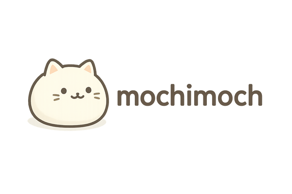 mochimoch white mochi cat logo
